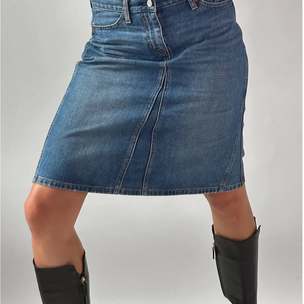 Vintage GAPJeans Denim Midi Skirt